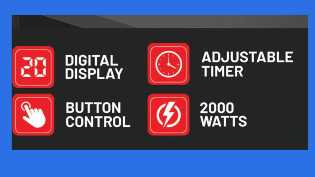 DIGITAL INFRARED COOKER  / Cuisinière infrarouge numérique