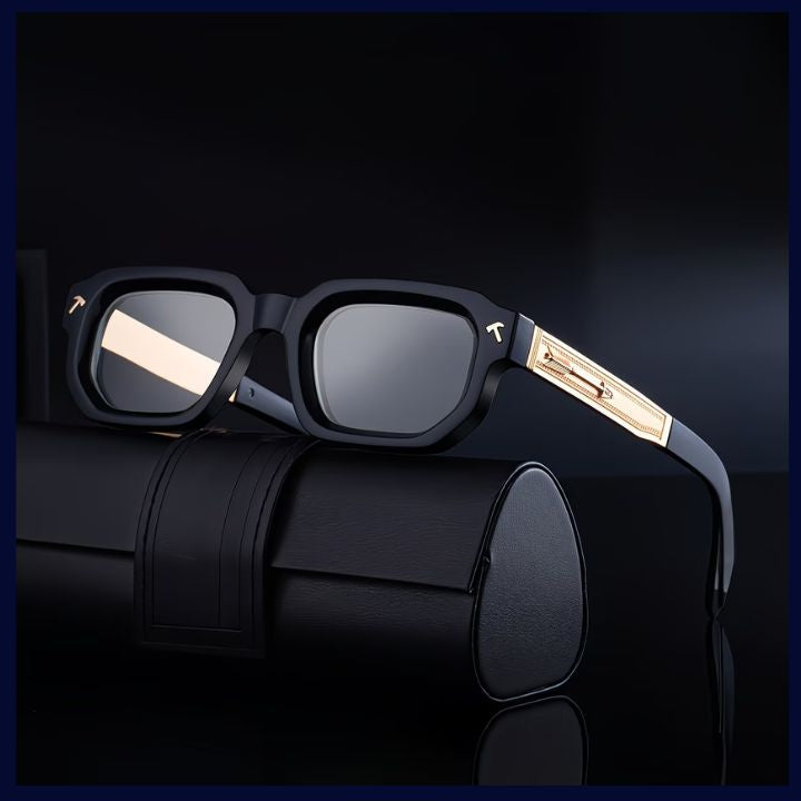 ReeXunky /1pc Unisex Vintage Square Fashion Glasses Frame for Men and women