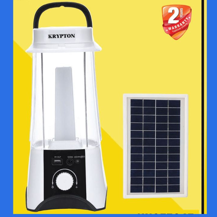 Rechargeable lantern with solar panel / Lanterne rechargeable avec panneau solaire