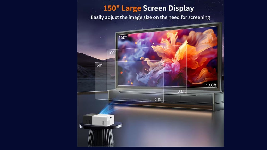 1080P Mini Portable Projector, Local