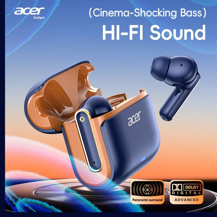[Acer 2026 New Release] OHR637 Dual-Feedback Noise-Cancelling Headphones,