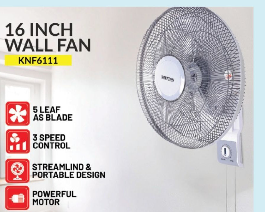 16 INCH WALL FAN /Ventilateur mural 16 pouces