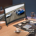 New 45.72 cm Curved Screen Mobile Phone Screen Amplifier