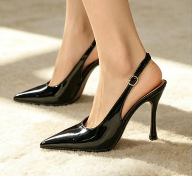 BLACK PATENT LEATHER