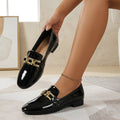Women'S Fashion Flat Shoes, Elegant Glossy End,