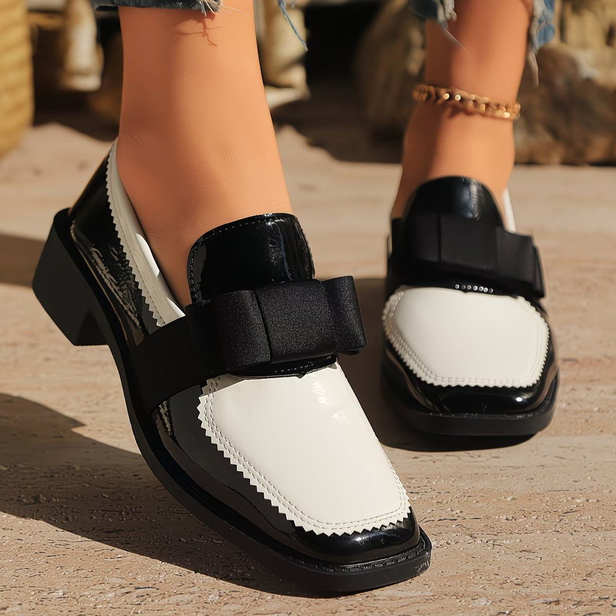 Retro British Style Small Shoes Women'S Spring And Autumn New