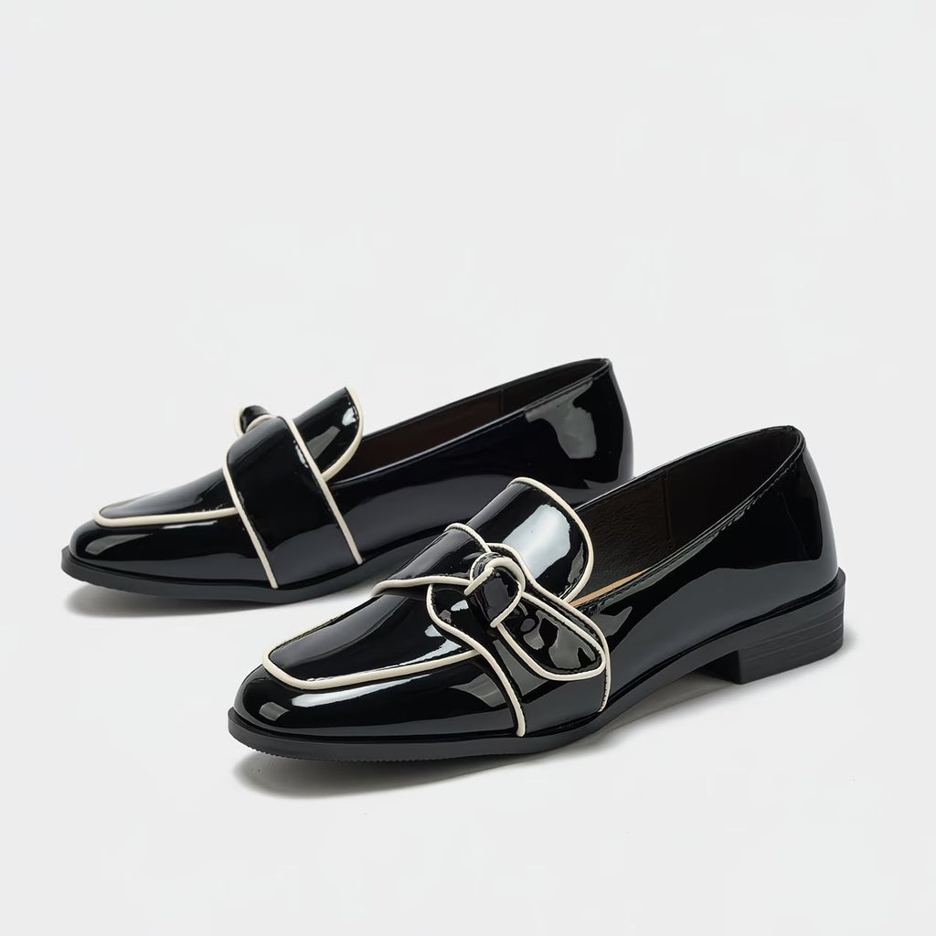 Elegant And Versatile Commuting Loafers with a Chunky Heel,