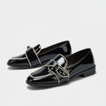Elegant And Versatile Commuting Loafers with a Chunky Heel,