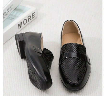 New Boys' Oxford Shoes, Black British Style