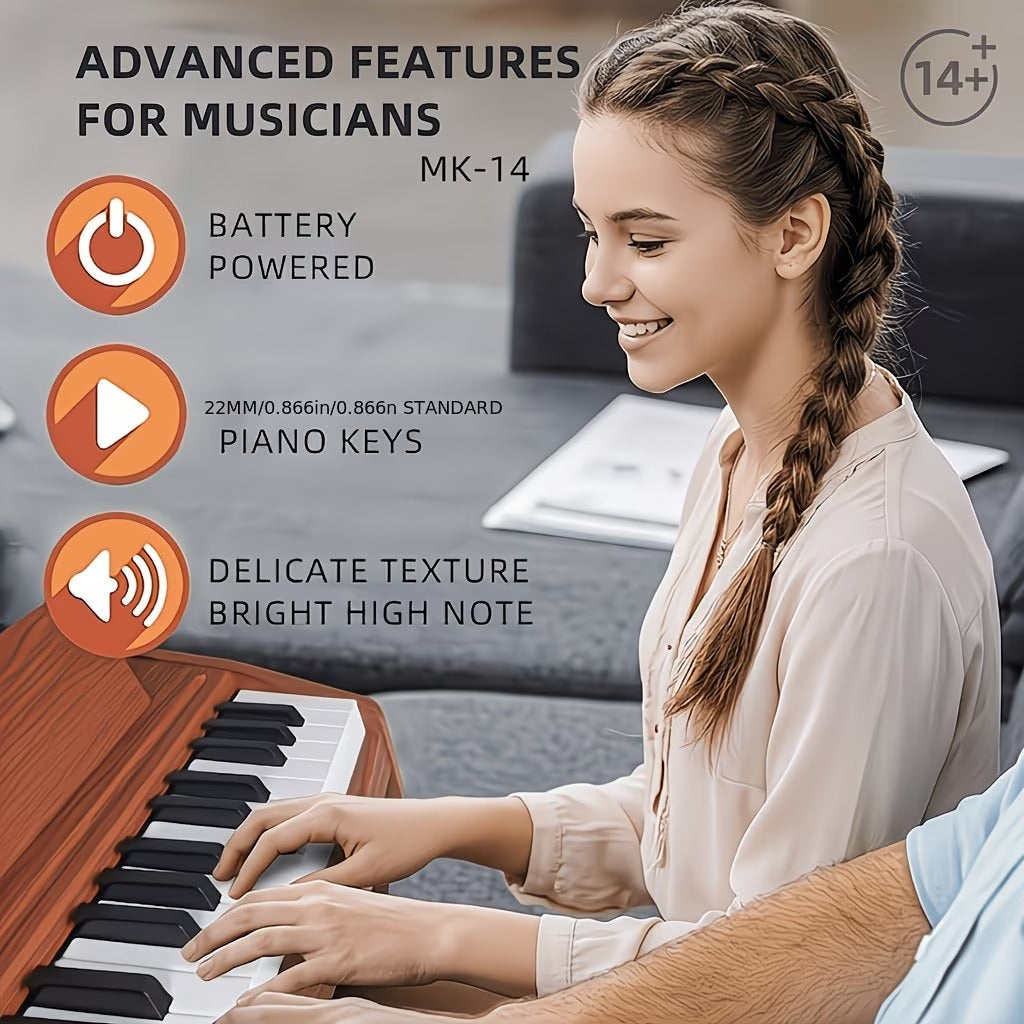 Instrumentos Musical 37 Keyboard Digital Wood Piano