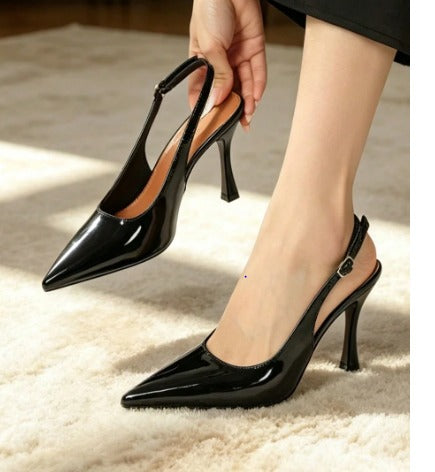BLACK PATENT LEATHER