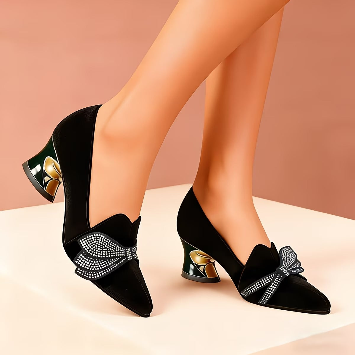 Women's Chunky Heel High-Heeled
